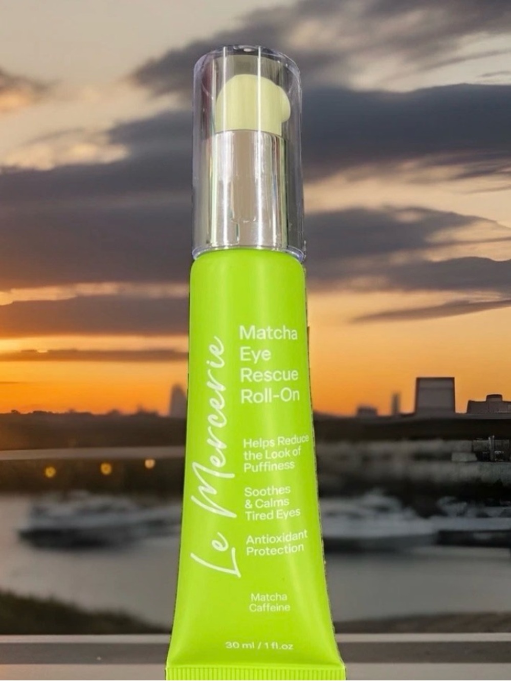 Matcha Eye Rescue Roll-On - antioxidant de puffs